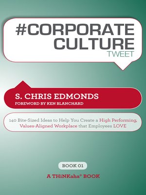 cover image of #CORPORATE CULTURE tweet Book01